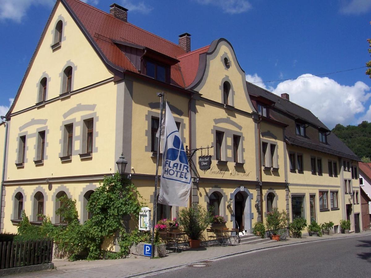 Hotel-Gasthof Die Post Brennerei Frankenhoehe Шиллингсфюрст Экстерьер фото